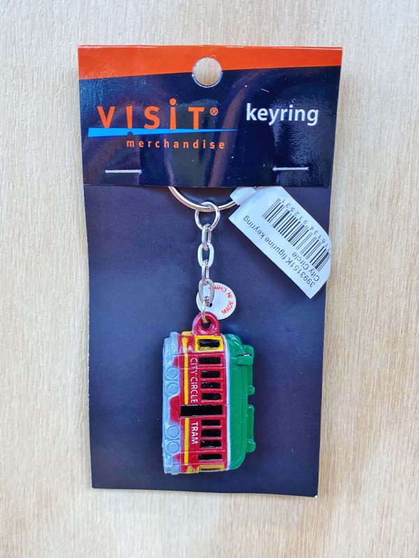 3D Melbourne Tram keyring