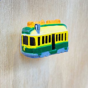 3D Green Melbourne Tram magnet