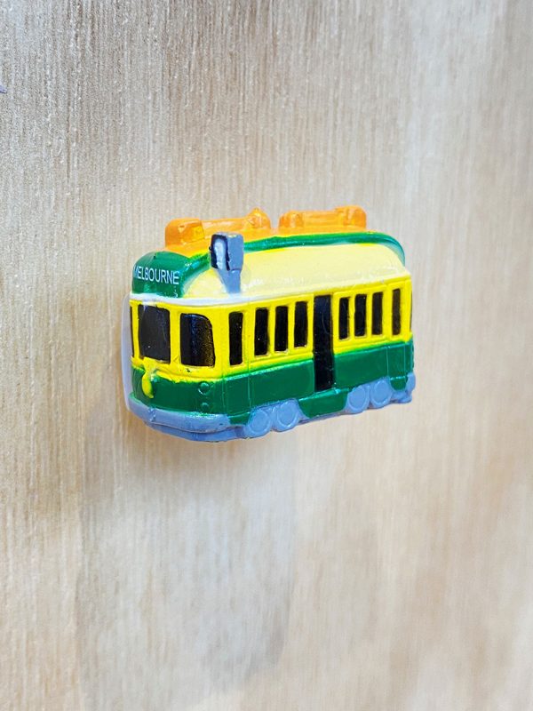 3D Green Melbourne Tram magnet