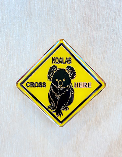 Koala Road sign magnet