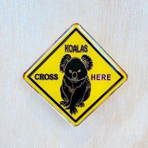 Koala Road sign magnet