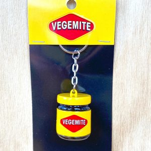 Vegemite jar keyring