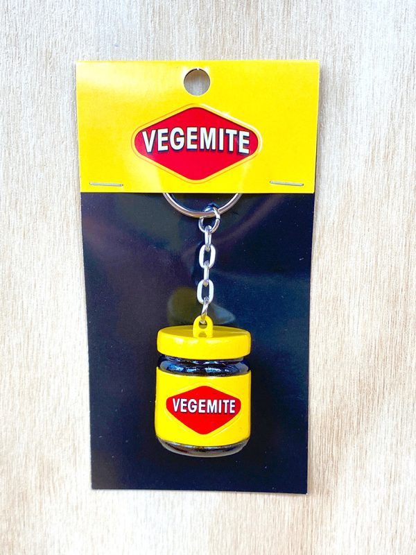 Vegemite jar keyring