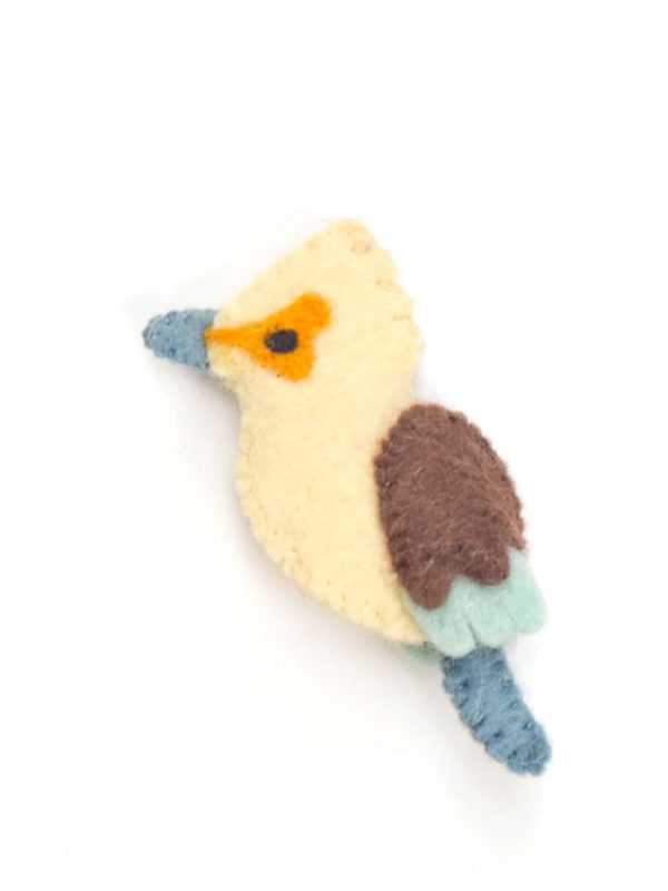 Kookaburra felt finger puppet