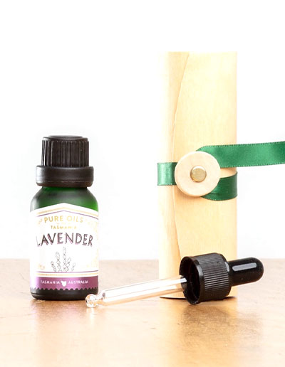 Lavender oil and gift box