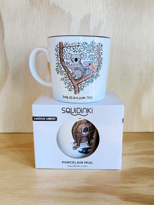 Koala and wombat mug