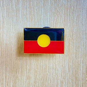 Aboriginal flag pin