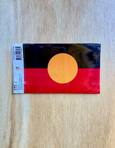 aboriginal flag sticker