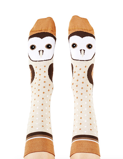 Barn owl socks