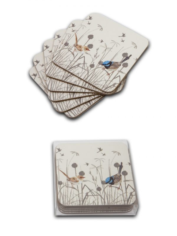 Blue Wren Coasters