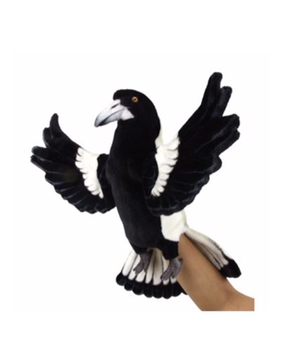 Magpie puppet