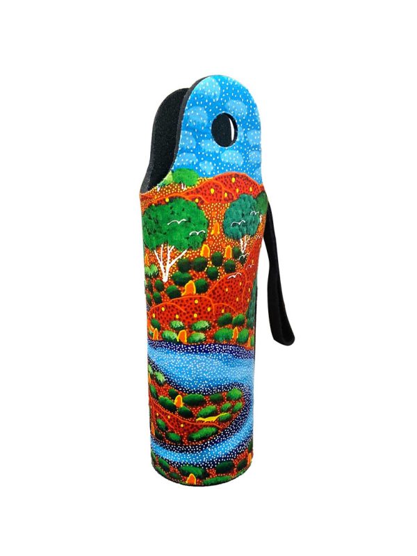 Selina Pwerle art water bottle cooler