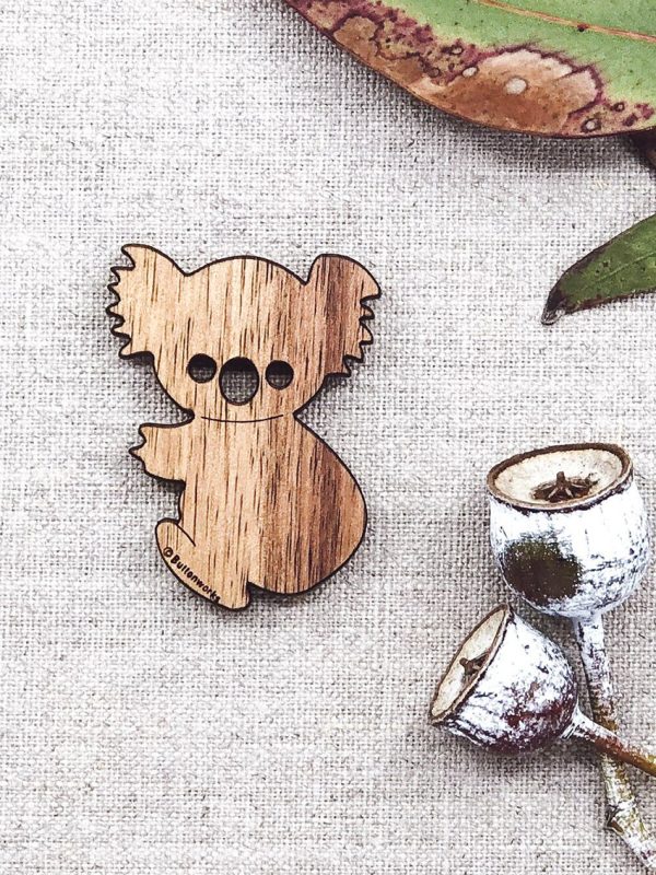 Buttonworks wooden Koala Magnet