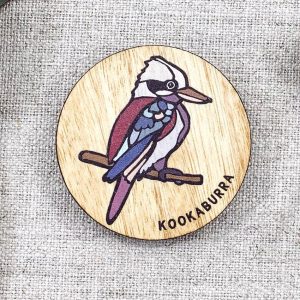 Buttonworks wooden Kookaburra Magnet