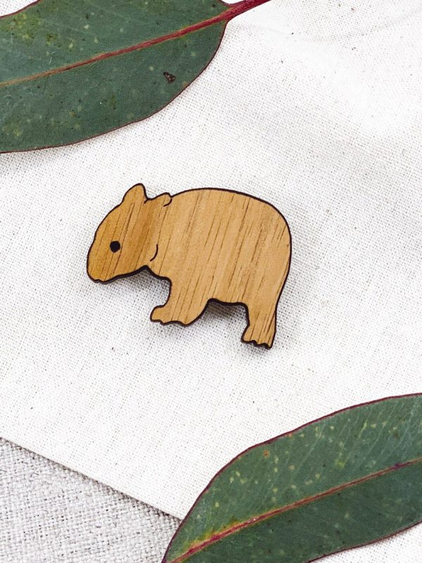 Buttonworks Australian Wombat Brooch