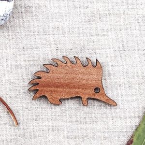 Buttonworks wooden Echidna magnet
