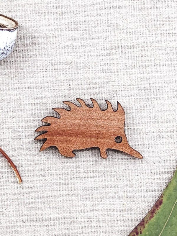 Buttonworks wooden Echidna magnet