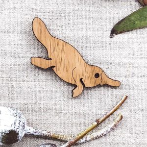 Buttonworks wooden Platypus Magnet