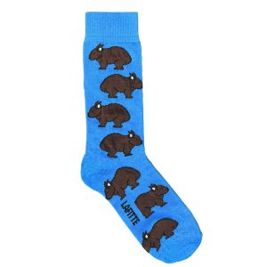 Wombat socks blue