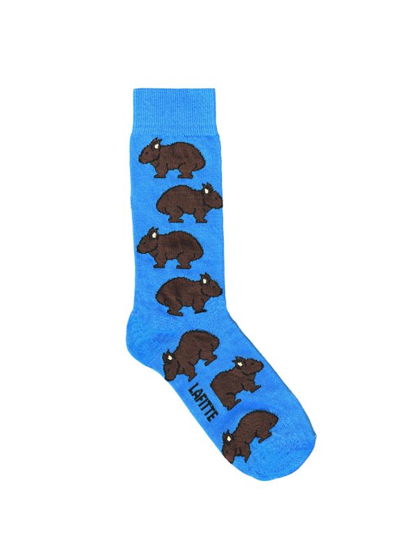 Wombat socks blue