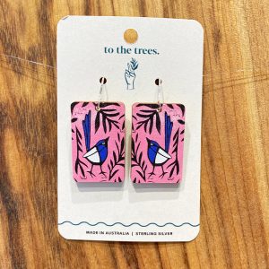 To the Trees - Australian Earrings -Fairy Wren