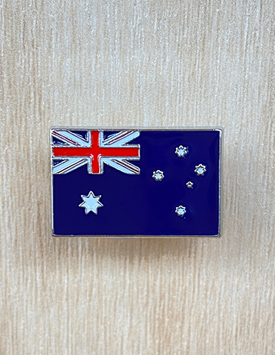 Australian flag lapel pin