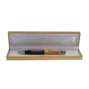 Large gold pen in gift box