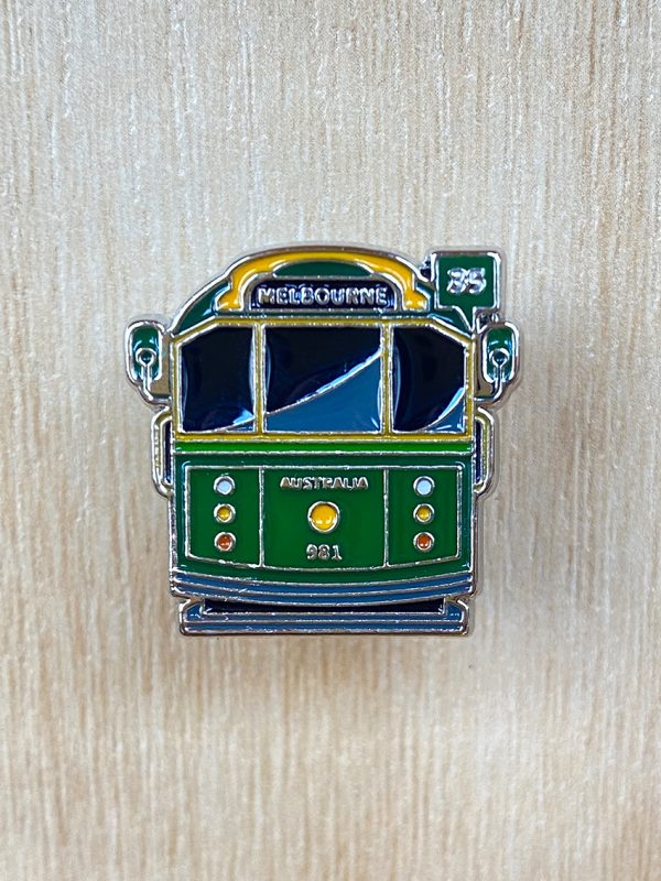 Tram hat pin