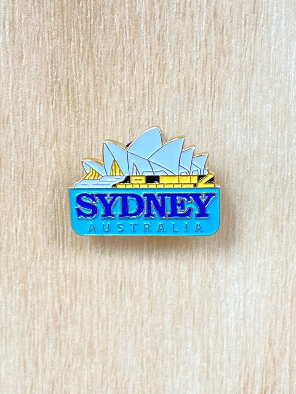 Sydney metal hat pin