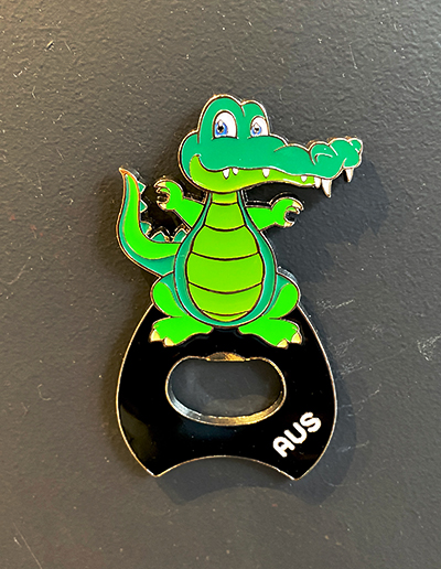 Crocodile metal magnet opener