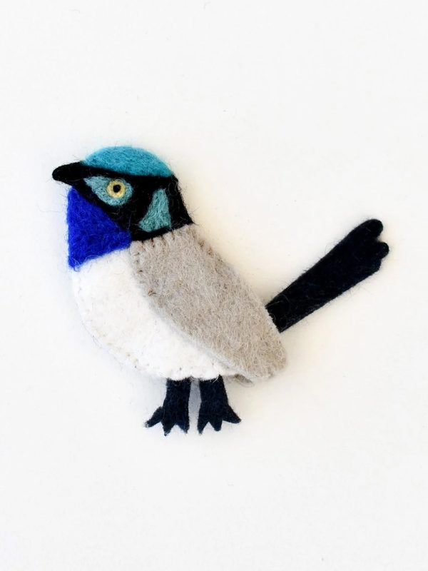 Fairy Wren finger puppet