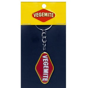 Vegemite metal keyring