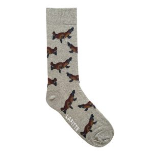 Lafitte Australian Platypus Socks - Grey