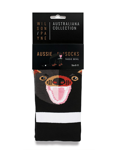 Tasmanian devil socks