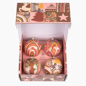 Aboriginal Beautiful Journey 4pk bauble gift box