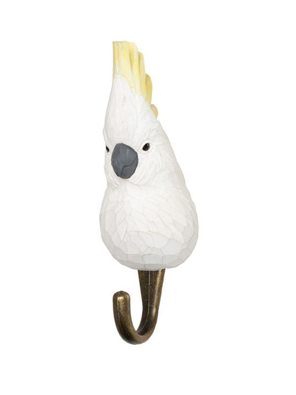 Wildlife Garden Cockatoo Deco Hook