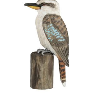 Wildlife Garden Hand Carved Decobird Laughing Kookaburra