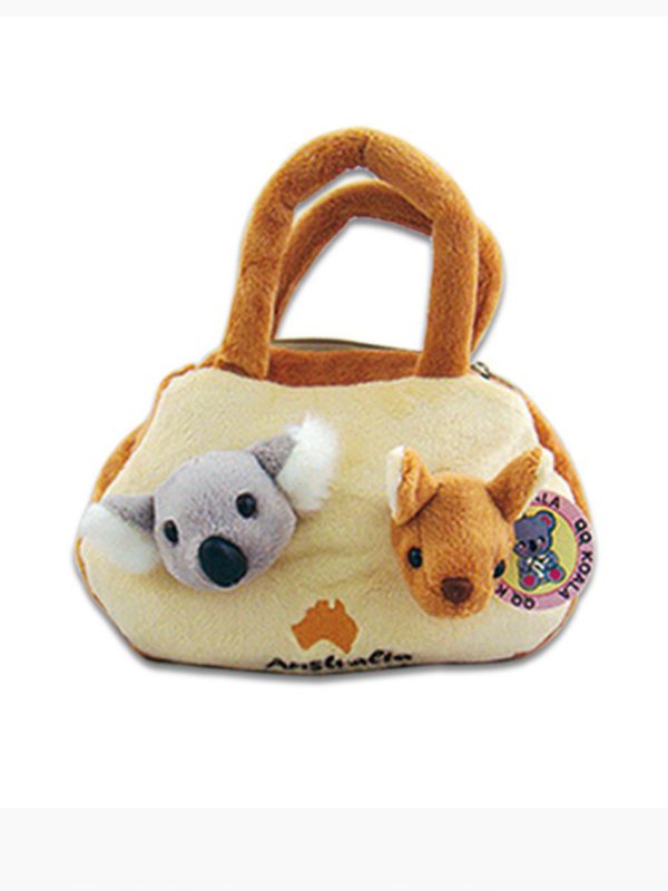 Kangaroo and Koala Plush handbag
