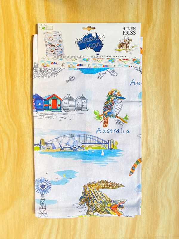 Australian Icons Tea Towel