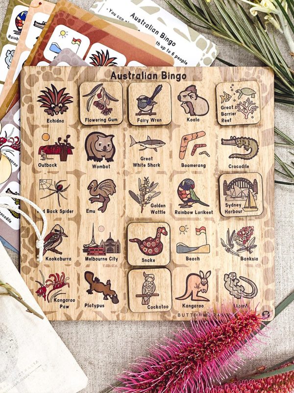 Buttonworks Australian Bingo Board Game