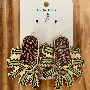 Banksia Double hung earrings