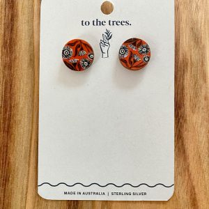 To the Trees - Australian Stud Earrings - Eucalyptus Blossom