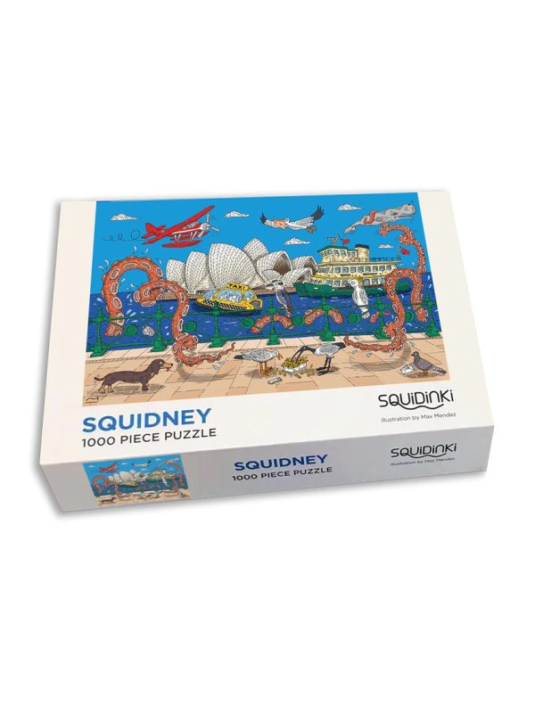 Squidinki 1000 piece Squidney Sydney jigsaw puzzle