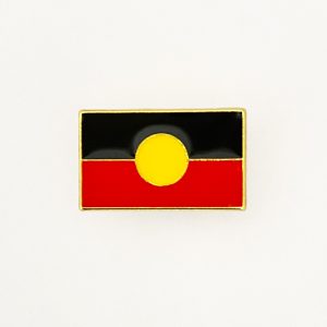 Aboriginal flag pin