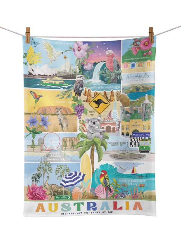 Gday Australia Tea Towel