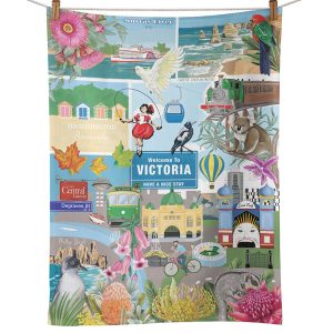 Gday Victoria tea towel