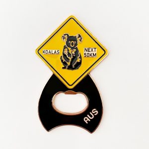 Koala Road Sign Magnet bottle opener