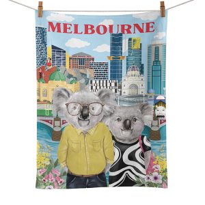 Happy Days Melbourne Tea Towel