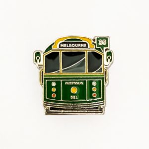 Melbourne Tram face pin