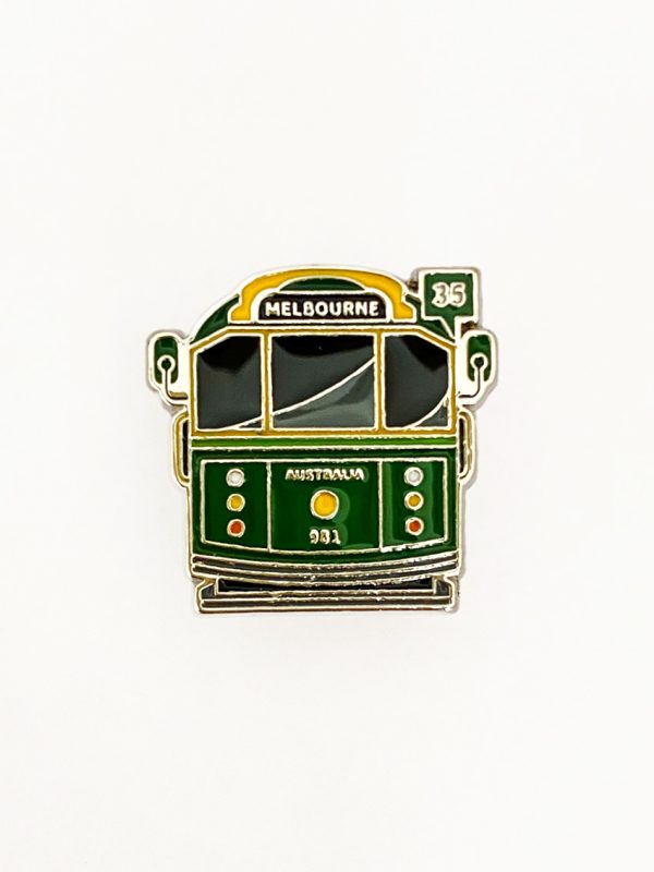 Melbourne Tram face pin